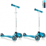 Самокат Y-SCOO RT GLOBBER My Free NEW Technology — blue aqua