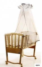 Колыбель Bambolina Candy — орех