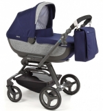 Коляска 2 в 1 Inglesina Quad System — синий/серый