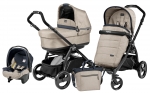 Коляска 3 в 1 Peg Perego Book Plus Pop Up Set Modular — Luxe Beige