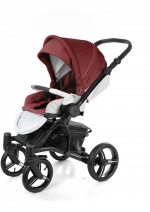 Прогулочная коляска Esspero Grand Tour (шасси Black) — Cherry leatherette