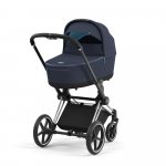 Коляска для новорожденных Cybex Priam IV (шасси Chrome Black) — Nautical Blue