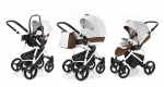 Коляска 3 в 1 Esspero Grand Newborn Lux (шасси White) — Canella leatherette