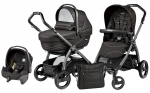 Коляска 3 в 1 Peg Perego Book S XL Set Modular (шасси Jet) — Bloom Black