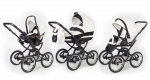 Коляска 3 в 1 Esspero Classic (шасси Black) — White