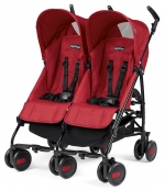 Коляска для двойни Peg Perego Pliko Mini Twin — Geo Red