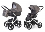 Коляска 2 в 1 Esspero Newborn Lux (шасси White) — Carbon