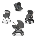 Коляска 3 в 1 Inglesina Aptica с подставкой под люльку Stand Up New — Velvet Grey
