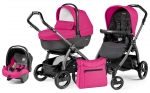 Коляска 3 в 1 Peg Perego Book S XL Set Modular (шасси Jet) — Bloom Pink