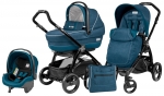 Коляска 3 в 1 Peg Perego Book Plus XL Set Modular — Saxony Blue